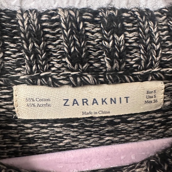 ZaraKnit Dark Grey Marled Sweater Dress - Picture 4 of 4